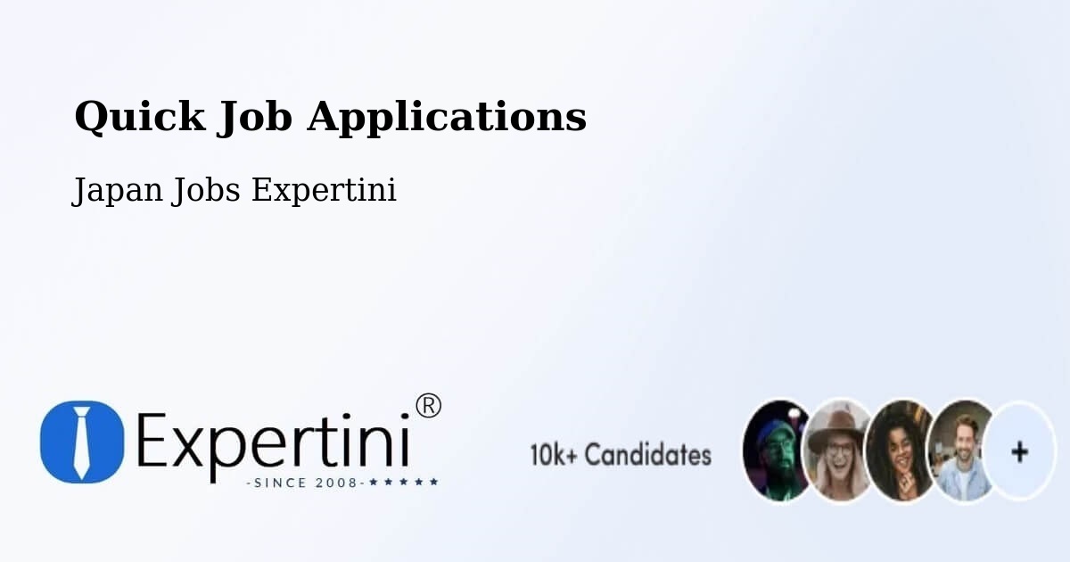 Quick Apply Feature – Ibaraki - Japan Jobs Expertini